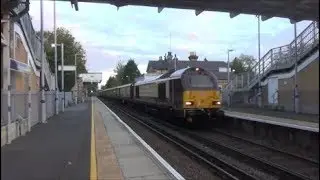 (HD) New Livery: VSOE 67024 + 67021 at Bearsted on 1Y44 VSOE for Victoria. 29.10.17