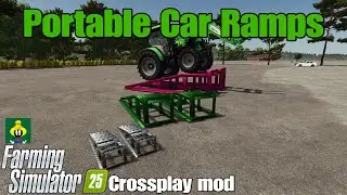 Переносные автомобильные пандусы / Мод для кроссплатформенной игры FS25