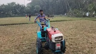 Excellent machine start Diesel engine machine starting | Amazing power teilar machine start 