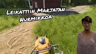 Leikataan mökkinaapurin nurmikko