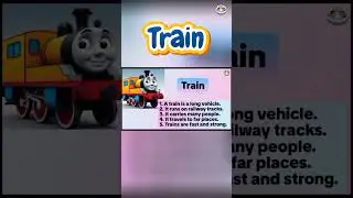 Train 🚆 | Learn Transport Vehicles for Kids | Fun Learning Shorts