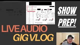 Live Audio Engineer Gig Vlog - Preparing for a Local Show!