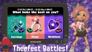 Splatoon Theefest Battles! Earring vs Ring vs Necklace (Custom Splatfest)