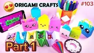 Cool paper crafts ideas / origami paper....! Back to school 🏫/ bulbul ideas
