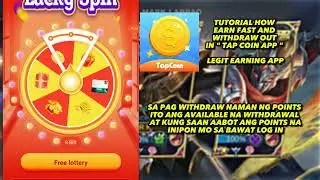 Tap Coin: Easy Gaming Earning App To ML Recharge Diaz, 💎 Gcash Money,💸 And Free Load 💰🤳🏻