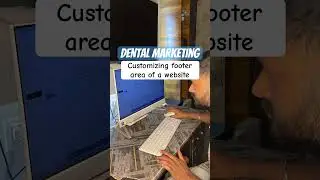 Dental Marketing Company | Custom Footer Design for Dental Website #dentalmarketing #webdesign