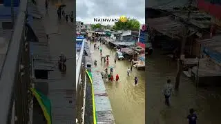 नैनवां में बाढ़ के हालात 🚨 #nainwa #nainwan