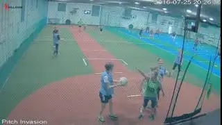 180194 Court1 Willows Sports Centre Cam1 Pitch Invasion v Transporters