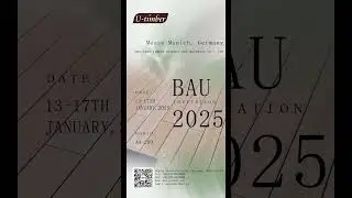 BAU2025 Exhibition Invitation - Exploring the New Realm of Future Wood Plastic Flooring