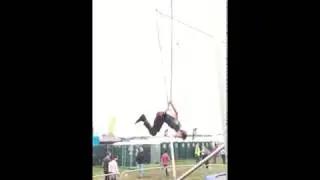 BUNGEE TRAMPOLINE TRIPLE BACKFLIP