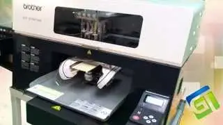 Printing Footwear using GT Shoe Platen on Brother GT Printers
