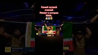 Самый жуткий нокаут от Чеченца!😱☠️🤯 #мма #aca