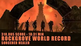 [Wipe On Reset] vRG HM World Record | 310.805 Score - 18:31 | Sorcerer Healer (ESO - Ascending Tide)