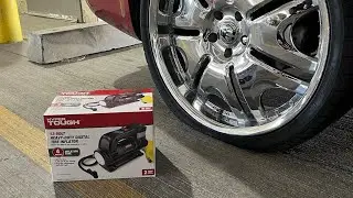 HYPER TOUGH heavy duty digital tire inflator product review (UNBOXING)
