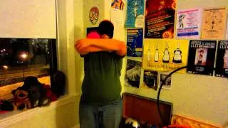 Blindfold Juggling Challenge