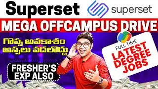 Superset Biggest Hiring  | Superset recruitment 2026 | Latest jobs in Telugu 2026 | This is Vidhey