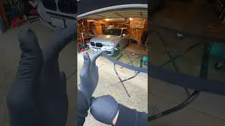 BMW Windshield Replacement 💪😎 #bmw #autoglass #pov