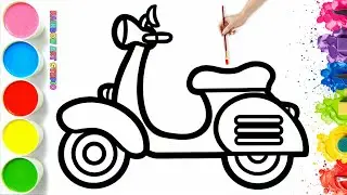 🛵✨  How To Draw a Cool Motorbike | Easy Step By Step Tutorial #22