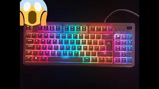 Review! Quasar RGB White Brown (Teclado mec&aacute;nico barato)