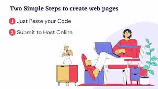 Simple steps to create web pages online - HtmlSave