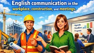 English for Construction Sites and Work Meetings | Learn Simple Work English