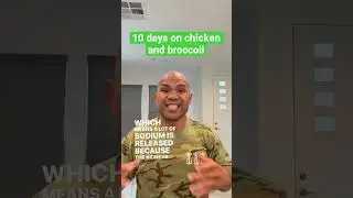 10 days on chicken and broccoli 🍗🥦. This is what happened #chickenbroccoli #shorts #lowcarb #keto