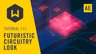 How to make a futuristic circuitry look in After Effects