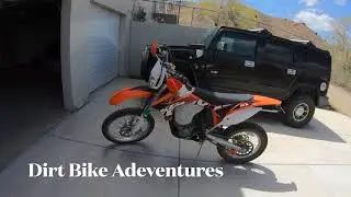 Dirt Bike Adventures - Riding local trails.
