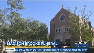 Friends remember LSU student Madison Brooks at her funeral services in Covington