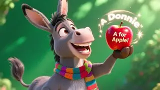 Learn ABCs with Donkey 🐴🎵 | Alphabet Song for Kids | Preschool Learning Video
