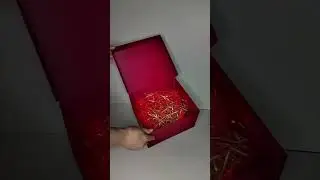 Подарочная коробка коллекция Блеск, из металлизированного материала с откидной крышкой, размер внутр