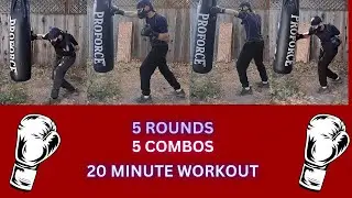 HEAVY BAG COMBINATIONS DRILLS 365 DAYS OF BOXING DAY 48