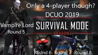 Survival Mode is finally back in DCUO 2019! 4-player though? Nature DPS and Heal POV
