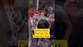 Caitlin Clark: Fearless, One Triple at a Time #caitlinclark #wnba #shorts