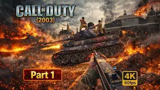Call of Duty 1 (2003) – Part 1: American Campaign 101st Airborne [4K 60FPS | No Commentary]