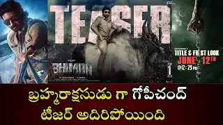 Bhimaa Movie Official Teaser review | Gopichand | Ravi Basrur | A Harsha | Manthra5 Talks