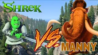 Shrek Vs. Manny