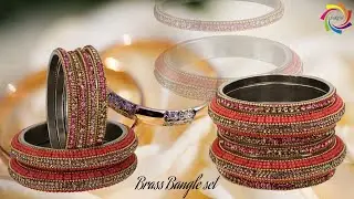 Sukriti Stylish Beads Brass Bangle Set for Girls & Women &ndash; Set of 6