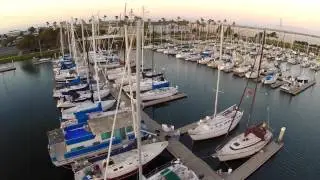 3DR Solo at the harbor with gimbal