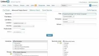 Finding Decision Makers on LinkedIn