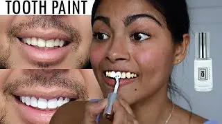 I tested VIRAL TOOTH WHITENING PAINT & THIS HAPPENED! | does tooth polish work? 😳