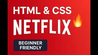 Netflix Logo Design with HTML & CSS 🔥 | Beginner Friendly