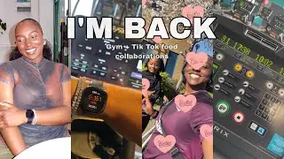 Vlog: I'm back + Gym & Tik Tok food collaborations.