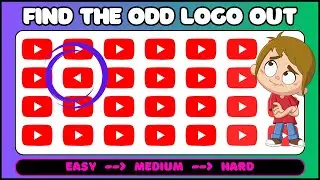 Find the ODD One Out | Logo Quiz | Easy, Medium, Hard | Can You Spot the Difference?