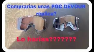 Gafas POC Devour originales vs Replica AliExpress *