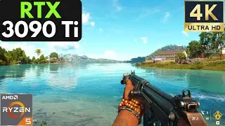 Far Cry 6: RTX 3090 Ti + Ryzen 5 5600X | 4K | Ultra Settings