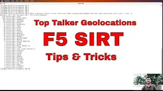How To Get Top Talker Geolocations From A PCAP File - F5 SIRT Tips & Tricks