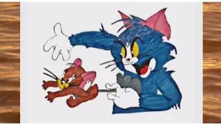 How to Draw Tom & Jerry (Step by Step)