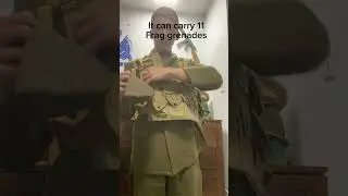 WW1 US Uniform demonstration