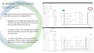 2023 Civil 3D Workshop - Introduction to Autodesk Construction Cloud and Autodesk Docs